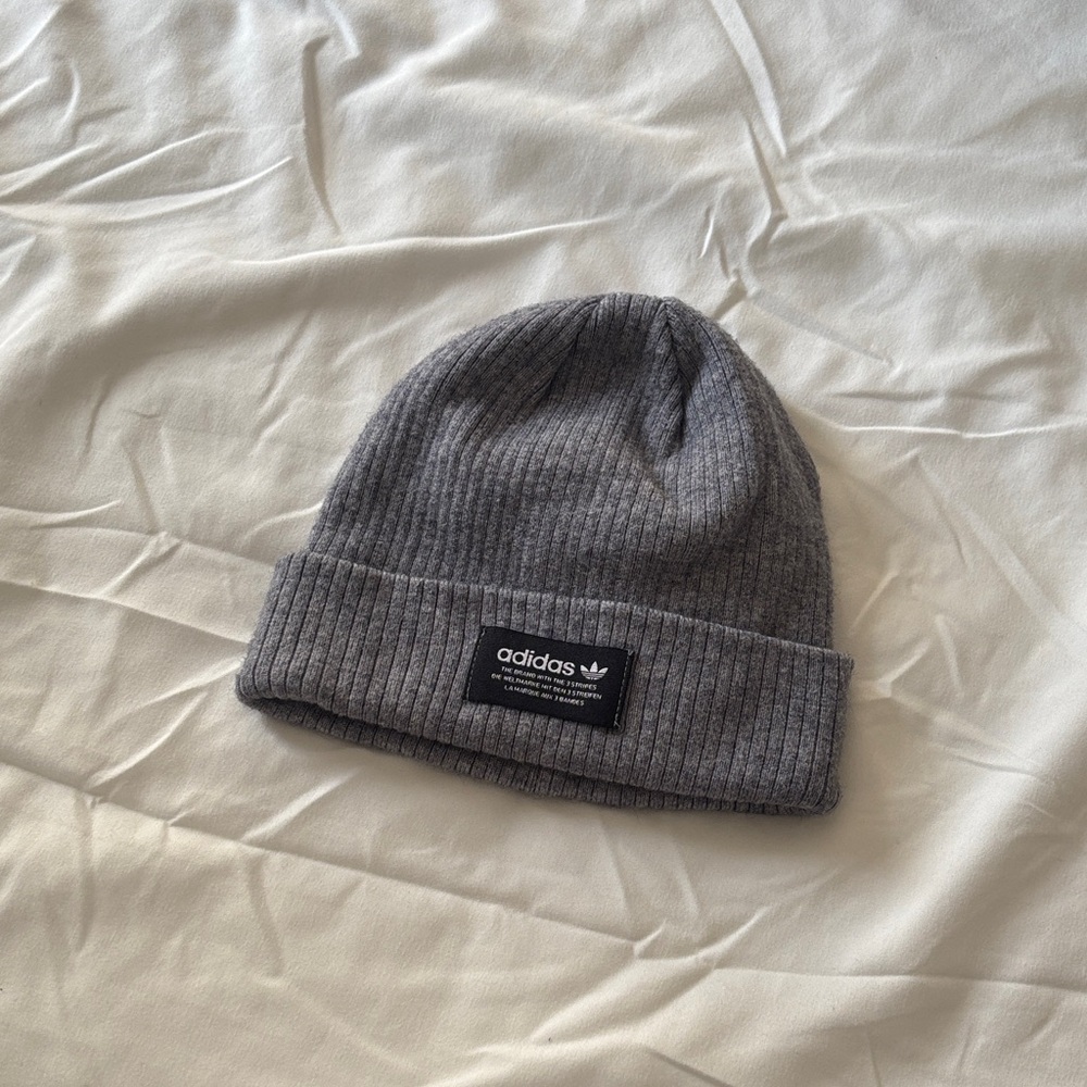 Adidas Charcoal Knit Beanie